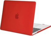 Macbook case - Macbook hoesje - Macbook NEW PRO 15' A1707 - Rood