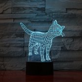 Lampe Led 3D Avec Gravure - RVB 7 Couleurs - Kat