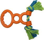 Leashr Honden Speelgoed - Ring met Touw - Rubber - Trek - Apporteer - Sterk - Kauwspeelgoed - Puppy - Hond
