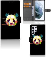 Telefoontas Geschikt voor Samsung Galaxy S22 Ultra Hoesje ontwerpen Panda Color Sinterklaas Cadeautje