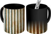 Magische Mok - Foto op Warmte Mok - Bruin - Golfplaten - Roest - 350 ML - Uitdeelcadeautjes