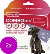Beaphar Combotec Hond 40-60kg - Anti vlooien en tekenmiddel - 2 x