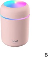 Luchtbevochtiger en LED-Nachtlampje – Roze
