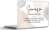 Laptop sticker - 15.6 inch - Woordenboek - Spot - Spreuken
