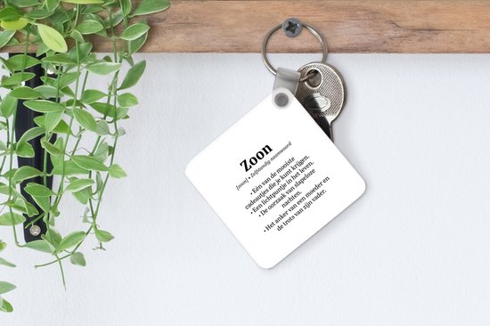 Porte-clés - Fils - Dictionnaire - Famille - Plastique