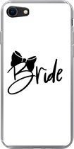 Geschikt voor iPhone 7 hoesje - Quotes - 'Bride' - Spreuken - Trouwen - Siliconen Telefoonhoesje