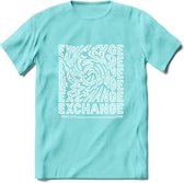 Exchange - Crypto T-Shirt Kleding Cadeau | Dames / Heren / Unisex | Bitcoin / Ethereum shirt | Grappig Verjaardag kado | Tshirt Met Print | - Licht Blauw - M