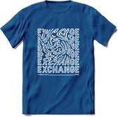 Exchange - Crypto T-Shirt Kleding Cadeau | Dames / Heren / Unisex | Bitcoin / Ethereum shirt | Grappig Verjaardag kado | Tshirt Met Print | - Donker Blauw - XXL