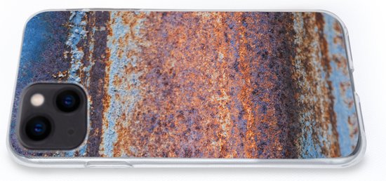 Coque iPhone 13 mini - Rouille - Fer - Plaques - Siliconen