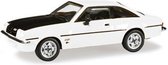 Herpa Opel Manta B auto, wit/zwart 5cm schaal 1:87