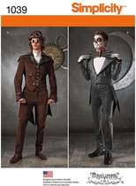 Simplicity Patroon 1039 BB -  Steampunk/ Jack Skellington Stijl by Theresa LaQuey Maat 56 - 62