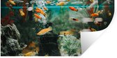 Muurstickers - Sticker Folie - Kleine visjes in een aquarium - 40x20 cm - Plakfolie - Muurstickers Kinderkamer - Zelfklevend Behang - Zelfklevend behangpapier - Stickerfolie