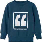 Name it sweater jongens - blauw - NMMvalon - maat 86