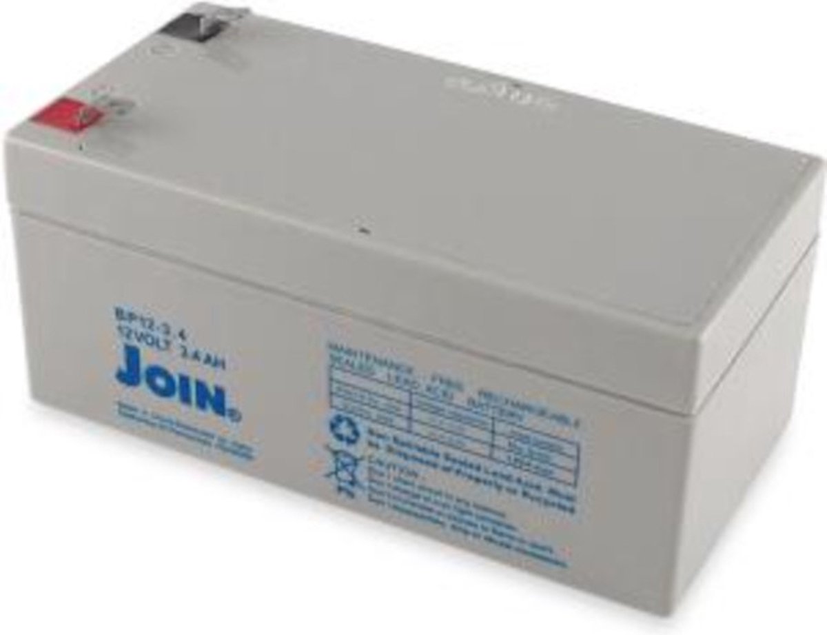 Onderhoudsvrije gesloten oplaadbare lood - zuur batterij - 12V / 3.4Ah