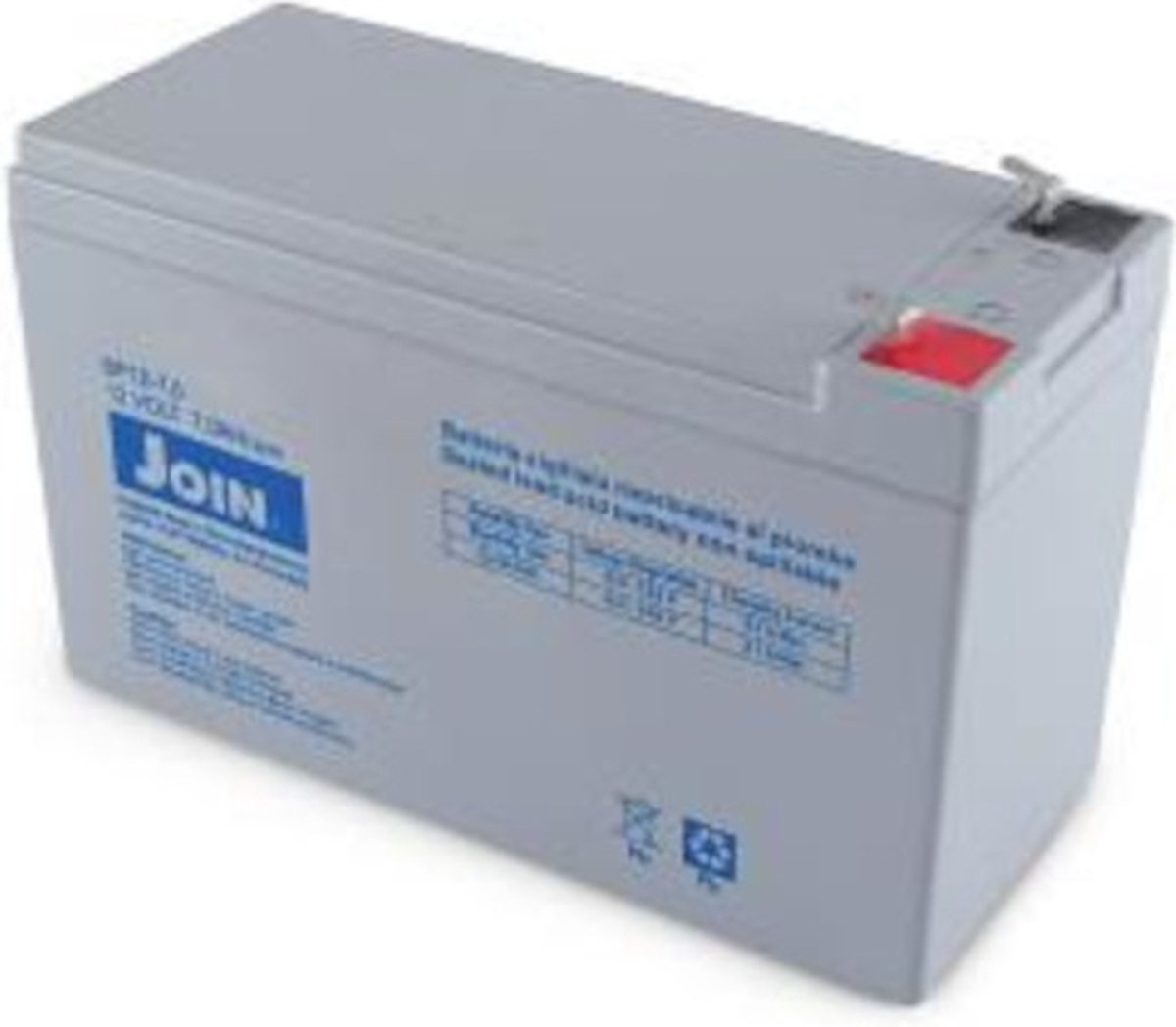 Onderhoudsvrije gesloten oplaadbare lood -zuur batterij - 12V / 7Ah