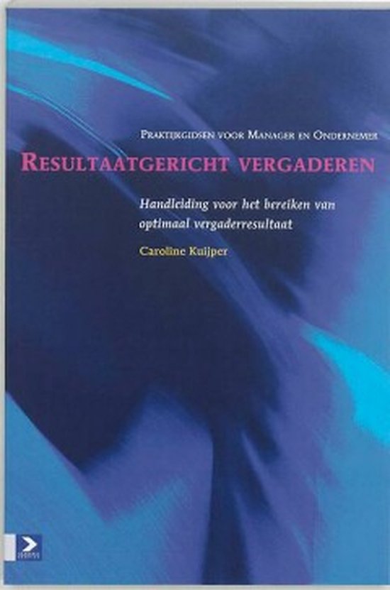 Cover van het boek 'Resultaatgericht vergaderen'
