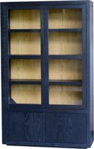 Fort collection 2 door cabinet (black) 120x40x194-focb004blk