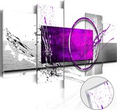 Afbeelding op acrylglas - Purple Expression [Glass].