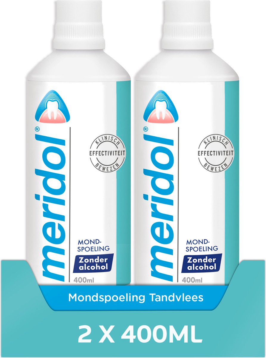 Meridol Mondwater Tandvlees - 2 x 400 ml - Voordeelverpakking | bol.com