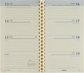 Agendavulling Brepols 2024- Interplan Creme papier - 6-talig (9cm x 16cm)
