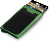 Walletstreet Uitschuifbare Pasjeshouder N9 Plus - Walletstreet Aluminium Creditcardhouder Card Protector Anti-Skim/ RFID Card Protector 7 Pasjes – Groen/Green