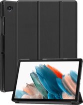 Samsung Tab A8 Hoes Case Hoesje Zwart - Samsung Galaxy Tab A8 Hoesje Hard Cover Zwart - Samsung Tab A8 Bookcase Hoes Zwart