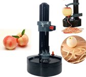 Éplucheur de fruits Tectie® - Automatique - Éplucheur - Électrique - Éplucheur de légumes - ABS - Zwart