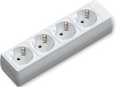 Rallonge Sans Cordon/Câble - Igia Bovun - 3680W - 4 Prises électriques - Wit | Les Pays-Bas