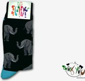 Sockyou 1 paar vrolijke Wiskunde bamboe sokken - Maat 41-45