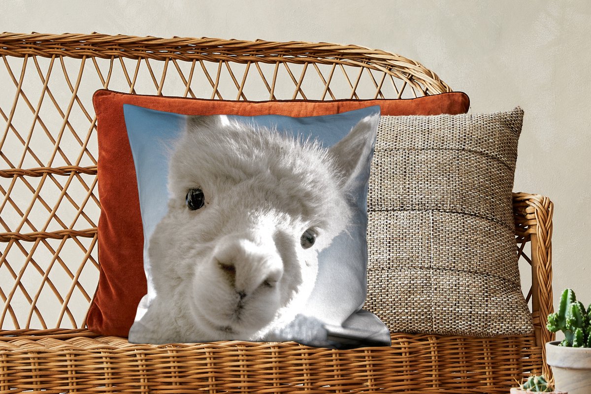 Housse De Coussin Décorative 45x45cm - Motifs Animaux Tissés - Sans Rembourrage - Décoration Salon Accessoire Déco Maison