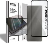 dipos I Blickschutzfolie klar kompatibel mit OPPO K9 5G Sichtschutz-Folie Display-Schutzfolie Privacy-Filter (expres kleiner dan het glas omdat het gebogen is)