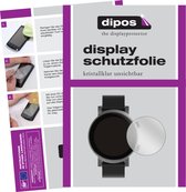 dipos I 6x Beschermfolie helder compatibel met TicWatch E3 Smartwatch Folie screen-protector (expres kleiner dan het glas omdat het gebogen is)