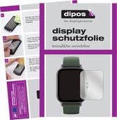 dipos I 6x Beschermfolie helder compatibel met Amazfit GTS 2e Folie screen-protector (expres kleiner dan het glas omdat het gebogen is)