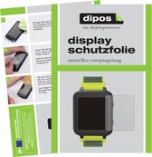 dipos I 6x Beschermfolie mat compatibel met Anio 5 Smartwatch Folie screen-protector (expres kleiner dan het glas omdat het gebogen is)