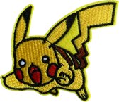 Pikachu jump strijk embleem - pokemon patch - patches - stof