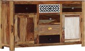 Decoways - Dressoir 140x40x80 cm massief sheeshamhout