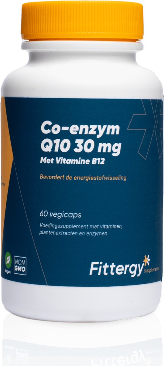 Goedkoopste Fittergy Q10 energy met Vitamine B12 60 Capsules