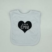 Witte slab met tekst 'Je wordt oma!' - Cadeau voor zwangerschap aankondiging - Pregnancy announcement