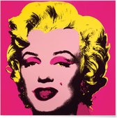 JUNIQE - Poster Andy Warhol - Marilyn Monroe (Hot Pink), 1967 -30x30