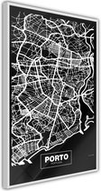 Poster - City Map: Porto (Dark)