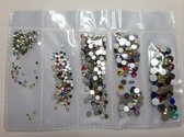 RHINESTONES MIXED MIX (non-hotfix), set met diverse maten