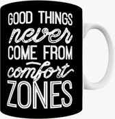 Mijnmokbedrukken® | GOOD THINGS Mok met tekst | Fitness Mok gepersonaliseerd| Positieve mok | Sportschool mok | Sport mok met opdruk
