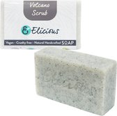 Elicious handgemaakte zeep - volcano scrub - 100 gram
