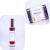 Nigella Set | Nigella is de ultieme haar en lichaamsverzorging | Zwarte komijnzaadolie 50ml + zeep 100g | Voordeel Pakket | Verzorgingsset | Geschenkset | Verjaardag Cadeautje voor haar, hem,