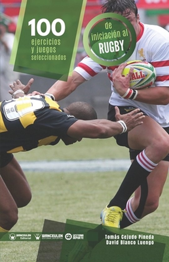 100 ejercicios y juegos seleccionados de iniciación al rugb ... - cover