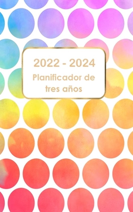 Planificador Mensual De 3 Años 2026-2028 - Agenda Encuadernada Espiral 14x21cm Con Hojas Gruesas
