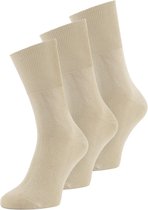 Modal antipress sokken 3 paar beige