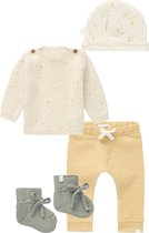 Noppies - Kledingset - (4delig) - Trui - Broek -Muts - Slofjes - Maat 56