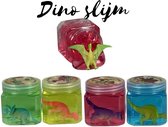 Dinosaurus slijmpakket - Dino Putty Slime - 4 Dinosauriërs in slijm - Dinosaurus speelgoed - Slijm Pakket voor Jongens