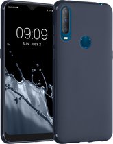 kwmobile telefoonhoesje voor Alcatel 1S (2020) - Hoesje voor smartphone - Back cover in bosbesblauw